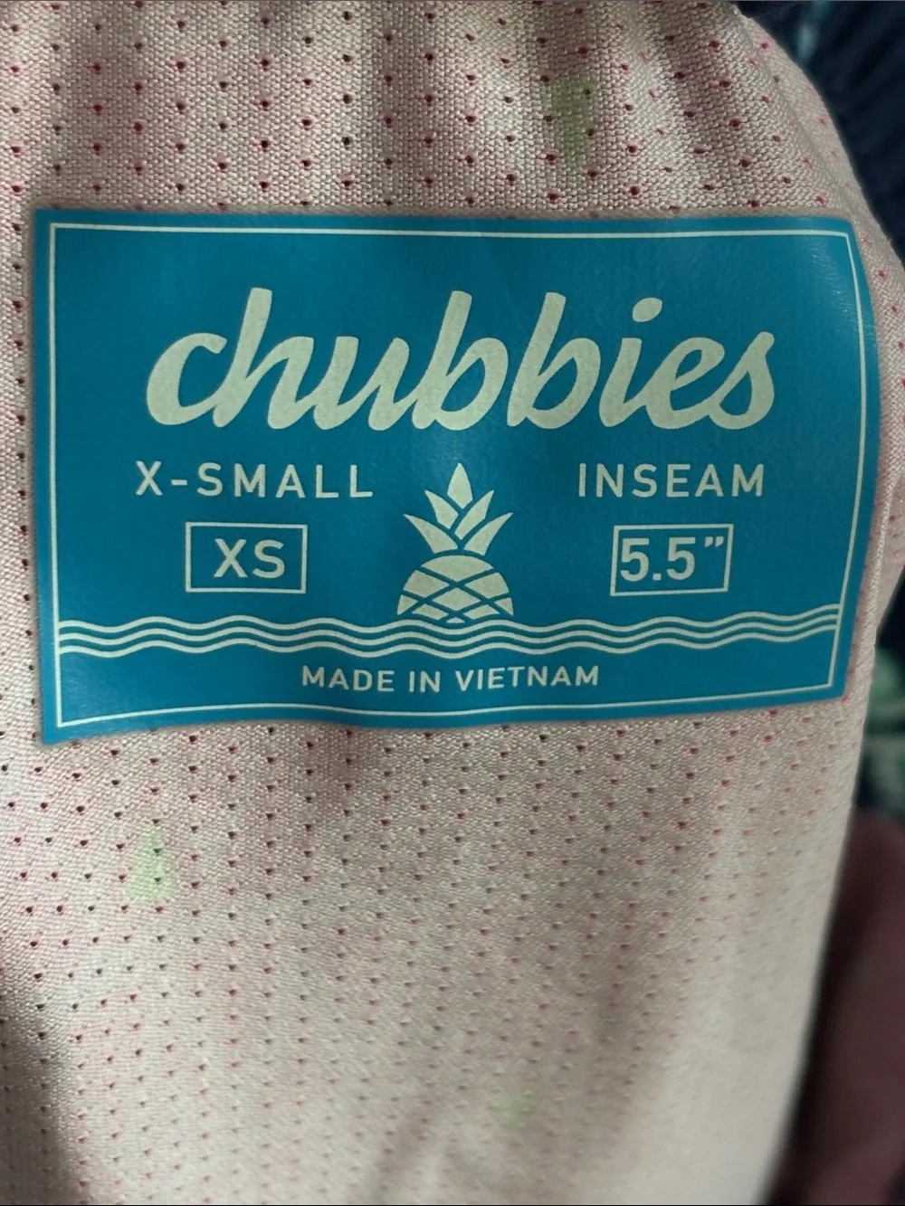 CHUBBIES The Neon Glades Stretch Swim Trunks size XS